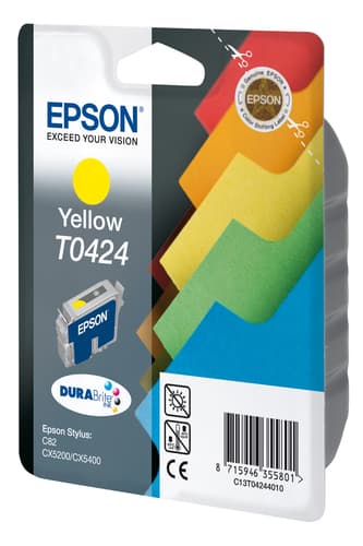 Epson T0424 - Print cartridge - 1 x pigmented yellow - 420 pages — view 3