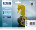 Epson Ink Cartridges, T0487, Seahorse, Multipack, 1 x 13.0 ml Yellow, 1 x 13.0 ml Black, 1 x 13.0 ml Light Cyan, 1 x 13.0 ml Magenta, 1 x 13.0 ml Cyan, 1 x 13.0 ml Light Magenta thumbnail 2