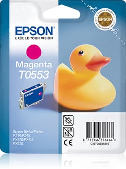 Epson Ink Cartridges, T0553, Duck, Singlepack, 1 x 8.0 ml Magenta