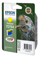 Epson T0794 - Print cartridge - 1 x yellow - blister with RF alarm thumbnail 2