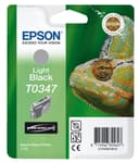 Epson T0347 - Print cartridge - 1 x pigmented light black - 440 pages - blister with RF alarm thumbnail 2