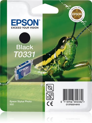 Epson T0331 - Print cartridge - 1 x black - 620 pages — view 1