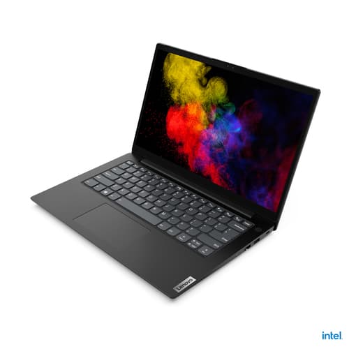 Lenovo V14 G2 ITL 82KA - Intel Core i5 - 1135G7 / up to 4.2 GHz - Win 11 Home - Intel Iris Xe Graphics - 8 GB RAM - 256 GB SSD NVMe - 14" TN 1920 x 1080 (Full HD) - Gigabit Ethernet - Wi-Fi 5 - black - kbd: UK