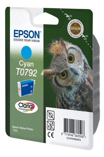Epson T0792 - Print cartridge - 1 x cyan - blister with RF alarm — view 4