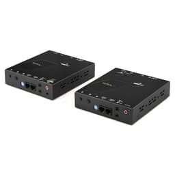 StarTech.com HDMI over IP Extender Kit with Video Wall Support - 1080p - HDMI over CAT5e / CAT6 Transmitter and Receiver Kit (ST12MHDLAN2K) - Video/audio/infrared/serial extender - HDMI - up to 100 m - TAA Compliant - for P/N: ST12MHDLAN2R