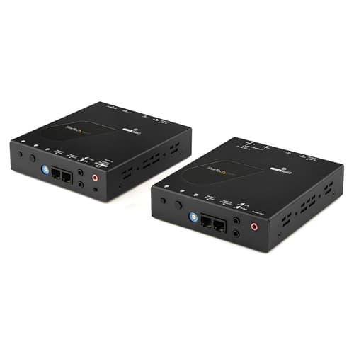 StarTech.com HDMI over IP Extender Kit with Video Wall Support - 1080p - HDMI over CAT5e / CAT6 Transmitter and Receiver Kit (ST12MHDLAN2K) - Video/audio/infrared/serial extender - HDMI - up to 100 m - TAA Compliant - for P/N: ST12MHDLAN2R