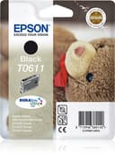 Epson Ink Cartridges, DURABrite" Ultra, T0611, Singlepack, 1 x 8.0 ml Black, RF+AM thumbnail 1