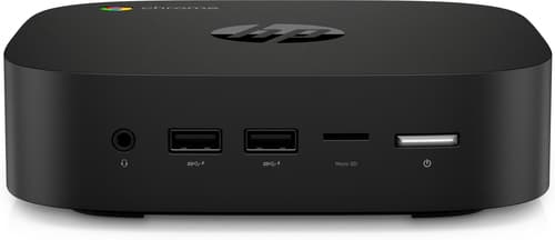 HP Chromebox Enterprise G3 - Mini - 1 x Celeron 5205U up to - RAM 4 GB - flash - eMMC 64 GB - UHD Graphics - Gigabit Ethernet, IEEE 802.11ax (Wi-Fi 6) - Bluetooth 5.0, 802.11a/b/g/n/ac/ax - Chrome OS (with Chrome Enterprise Upgrade) - monitor: none - sparkling black