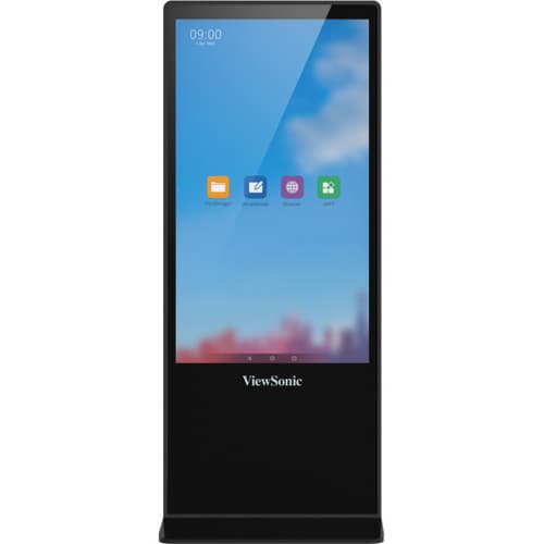 ViewSonic EP5542T - 55" Diagonal Class ePoster Series LED-backlit LCD display - interactive digital signage - with built-in media player and touchscreen (multi touch) - 4K UHD (2160p) 3840 x 2160 - direct-lit LED