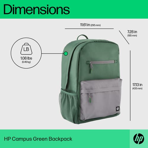 HP CAMPUS GREEN BACKPACK — view 5