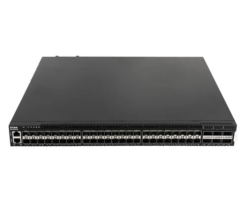 D-Link DXS 3610-54S - Switch - L3 - Managed - 48 x 10 Gigabit SFP+ + 6 x 40 Gigabit QSFP+ / 100 Gigabit QSFP28 - front to back airflow - rack-mountable