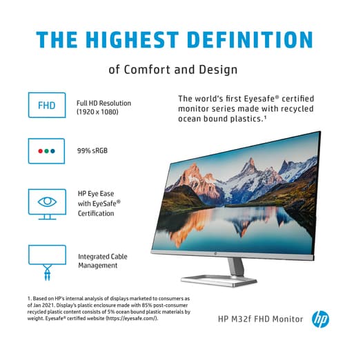 MNTR HP M32F FHD UK — view 14