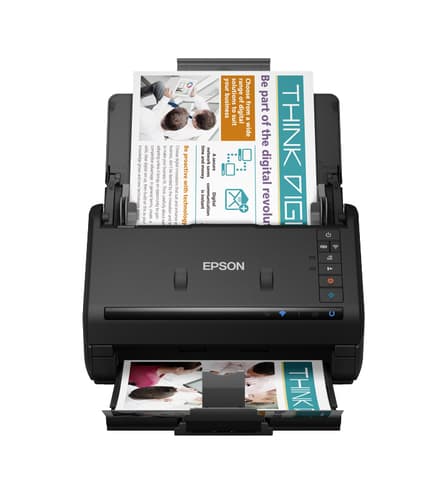 Epson WorkForce ES-500W II - Document scanner - Contact Image Sensor (CIS) - Duplex - 215.9 x 6069 mm - 600 dpi x 600 dpi - up to 35 ppm (mono) / up to 35 ppm (colour) - ADF (100 sheets) - up to 4000 scans per day - USB 3.0, Wi-Fi(n)