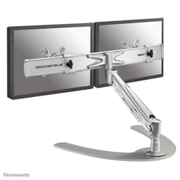 Neomounts FPMA-D940DD - Stand - full-motion - for 2 LCD displays - silver - screen size: 10"-24" - desktop stand, desk-mountable