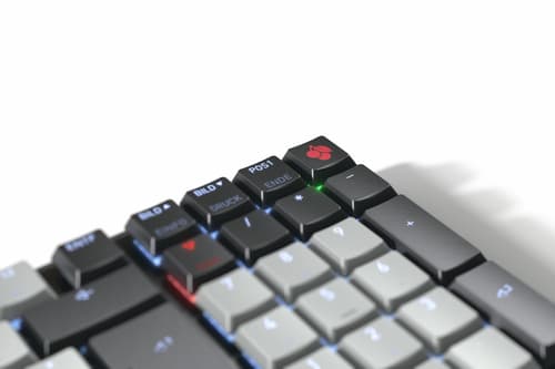 CHERRY KW - Keyboard - 96% - compact - backlit - wireless - Bluetooth 5.2, USB - QWERTZ - key switch: CHERRY MX Low Profile - plastic free packaging — view 8