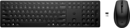 HP 655 G2 - Keyboard and mouse set - wireless - UK (pack of 10) — view 1