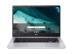 Acer Chromebook 314 C934 - Intel Celeron - N5100 / up to 2.8 GHz - Chrome OS - UHD Graphics - 8 GB RAM - 128 GB eMMC - 14" TN 1920 x 1080 (Full HD) - Wi-Fi 6 - titanium grey - kbd: UK