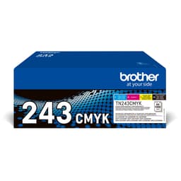 Brother TN243CMYK Value Pack - 4-pack - black, yellow, cyan, magenta - original - toner cartridge - for Brother DCP-L3510, L3517, L3550, HL-L3210, L3230, L3270, MFC-L3710, L3730, L3750, L3770