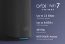 NETGEAR Orbi 870 Series RBE873 - Wi-Fi system - (router, 2 extenders) - up to 9,000 sq.ft - mesh 10GbE, 2.5GbE, Wi-Fi 7 Multi-Band thumbnail 2