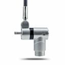 StarTech.com 25-Pack Universal Laptop Lock 6.6ft (2m), Master Keyed Locking Cable, Computer Security, Compatible w/Noble Wedge/Nano/K-Slot, Anti-Theft Cut-Resistant Cable - Security cable lock - black & silver - 2 m - TAA Compliant (pack of 25)