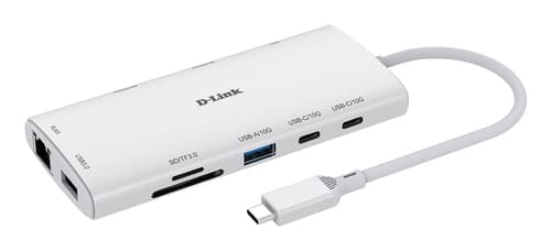 D-Link DUP-A01 - Docking station - USB-C - 2 x HDMI - 1GbE — view 4