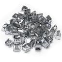 StarTech.com 50 Pkg M5 Cage Nuts for Server Rack Cabinets - M5 cage nuts - Rack cage nuts - cage nuts (CABCAGENUTS) - Rack nuts (pack of 50) - for P/N: RACK-18U-20-WALL-OA, RACK-21U-20-WALL-OA, RACK-24U-20-WALL-OA, SHELF-2U-20-CENTER-V thumbnail 2