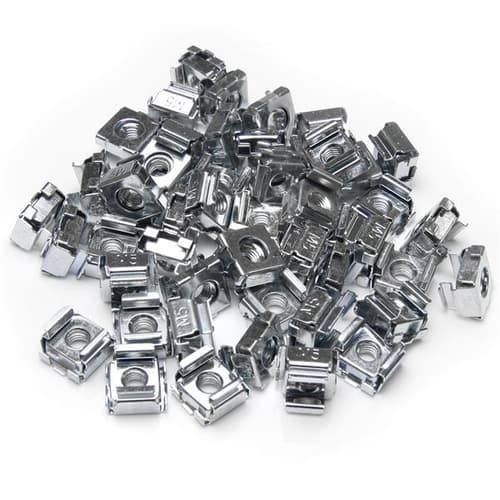 StarTech.com 50 Pkg M5 Cage Nuts for Server Rack Cabinets - M5 cage nuts - Rack cage nuts - cage nuts (CABCAGENUTS) - Rack nuts (pack of 50) - for P/N: RACK-18U-20-WALL-OA, RACK-21U-20-WALL-OA, RACK-24U-20-WALL-OA, SHELF-2U-20-CENTER-V — view 3