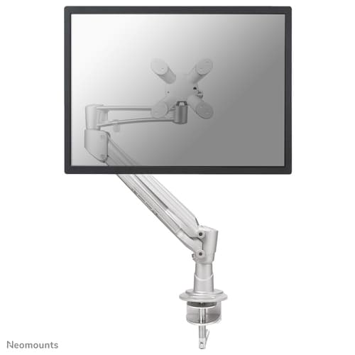 Neomounts FPMA-D940HC - Mounting kit - full-motion - for LCD display - silver - screen size: 10"-37" - clamp mountable, desk-mountable — view 1