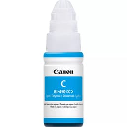 Canon GI 490 C - 70 ml - cyan - original - ink refill - for PIXMA G1400, G1410, G1411, G2400, G2410, G3400, G3411, G3415, G4400, G4411