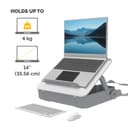 BREYTA LAPTOP STAND CARRY CASE WHITE thumbnail 3