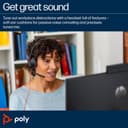 Poly Blackwire 5220 - Headset - on-ear - wired - USB-C, 3.5 mm jack - black - Certified for Skype for Business, Cisco Jabber Certified, Avaya Certified, Certified for Microsoft Teams, Zoom Certified, UC certified, Works With Chromebook Certified thumbnail 4