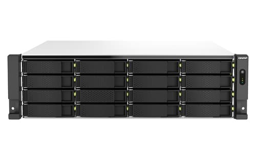 QNAP TS-H2287XU-RP - NAS server - 22 bays - rack-mountable - SATA 6Gb/s - RAID 0, 1, 5, 6, 10, 50, 60, JBOD - RAM 64 GB - 2.5 Gigabit Ethernet / 10 Gigabit Ethernet - iSCSI support - 3U — view 1