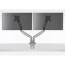 Kensington SmartFit One-Touch Dual Monitor Arm - Mounting kit - adjustable arm - for 2 monitors - metal - silver grey - screen size: 13"-32" - C-clamp, grommet, desk-mountable thumbnail 9