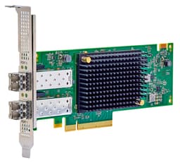 Lenovo ThinkSystem Emulex LPe36002 - Host bus adapter - PCIe 4.0 x8 low profile - 64Gb Fibre Channel Gen 7 (Short Wave) x 2 - for ThinkStation P920 Rack, ThinkSystem SR650, SR650 V2, SR665, SR850 V2, SR850P, SR860 V2