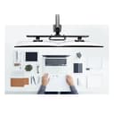 StarTech.com Desk Mount Dual Monitor Arm w/ Crossbar, Up To 27" Displays
