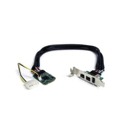 StarTech.com 3 Port 2b 1a 1394 Mini PCI Express FireWire Card Adapter - FireWire adapter - PCIe Mini Card - FireWire 800 - 2 ports + 1 x FireWire - MPEX1394B3 - FireWire adapter - PCIe Mini Card - FireWire 800 - 2 ports + 1 x FireWire