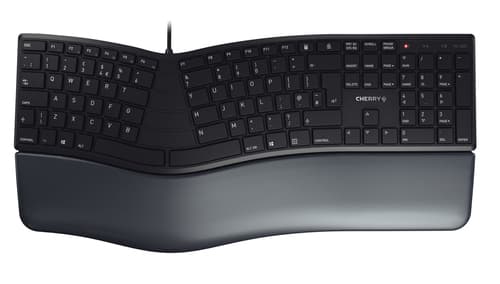CHERRY KC 4500 ERGO - Keyboard - USB - QWERTY - UK - black