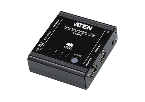 ATEN VS381B - Video/audio switch - 3 x HDMI - desktop - for ATEN VP2730, VanCryst VS184B