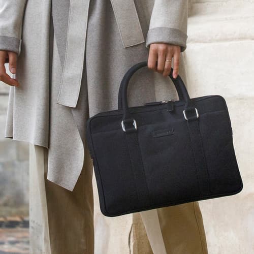 Stelvio-14" Slim Laptop Bag Recycled-BK — view 11
