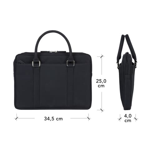 Stelvio-14" Slim Laptop Bag Recycled-BK — view 7