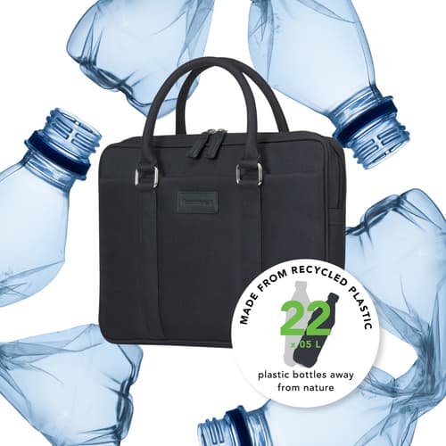 Stelvio-14" Slim Laptop Bag Recycled-BK — view 9