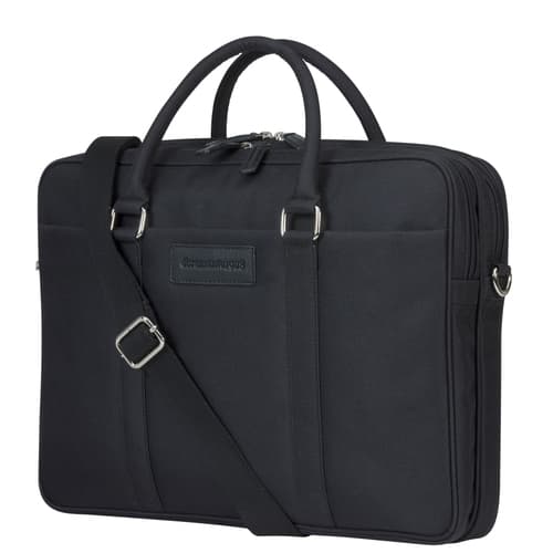 Ginza-16" Duo Pocket Laptop Bag Recyc-BK — view 6