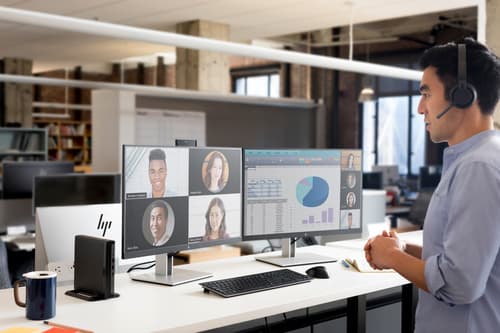 HP EliteOne 800 G6 - All-in-one - Core i5 10500 / up to 4.5 GHz - vPro - RAM 8 GB - SSD 256 GB - NVMe, TLC - UHD Graphics 630 - Gigabit Ethernet - Win 10 Pro 64-bit - monitor: LED 23.8" 1920 x 1080 (Full HD) touchscreen - keyboard: UK — view 10