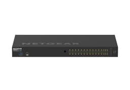 NETGEAR AV Line M4250-26G4F-PoE+ - Switch - L3 - Managed - 24 x 10/100/1000 (PoE+) + 2 x 10/100/1000 + 4 x 1000Base-X SFP - side to side airflow - rack-mountable - PoE+ (300 W)