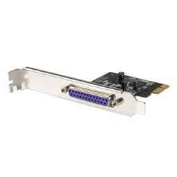 StarTech.com 1-Port Parallel PCIe Card, PCI Express to Parallel DB25 LPT Adapter Card, Desktop Expansion Controller for Printer, SPP/ECP - Parallel adapter - PCIe - IEEE 1284 - black