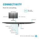 HP Z27u G3 - LED monitor - 27" - 2560 x 1440 QHD @ 60 Hz - IPS - 350 cd/m� - 1000:1 - 5 ms - HDMI, DisplayPort, USB-C - Smart Buy - with HP 5 years Next Business Day Onsite Hardware Support for Standard Monitors thumbnail 6