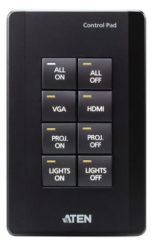 ATEN VanCryst VK0100 - Keypad - wired - 10/100 Ethernet - black — view 1
