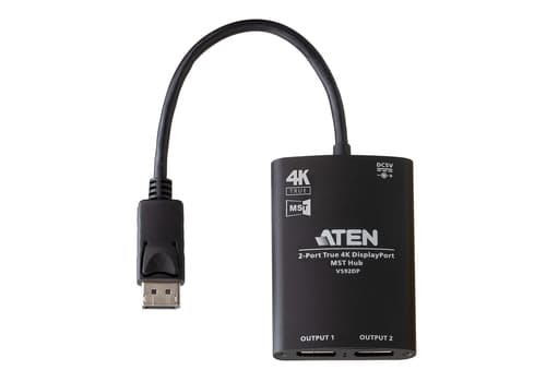 ATEN VS92DP - Video splitter - 2 x DisplayPort - desktop - for VanCryst VB905 — view 3