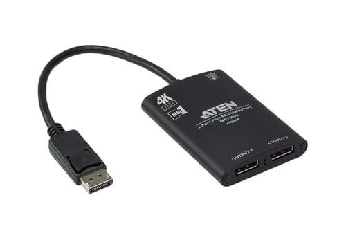 ATEN VS92DP - Video splitter - 2 x DisplayPort - desktop - for VanCryst VB905 — view 4