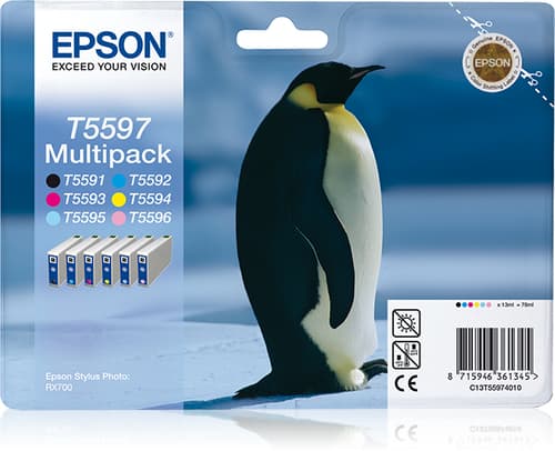 Ink/T5597 Penguin 6x13ml CLCMLMYK SEC